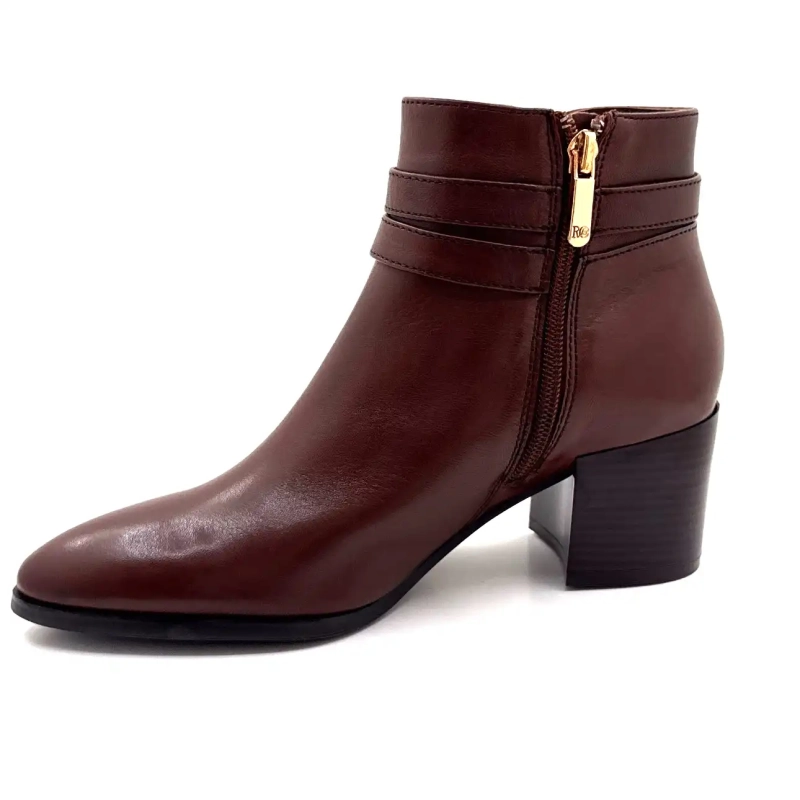 Regarde Le Ciel Taylor 45 Brown Leather Ivoire Chaussures