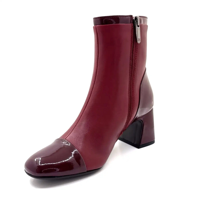 Regarde Le Ciel Mya 01 Bordeaux bőrcipőt! Ivoire Chaussures