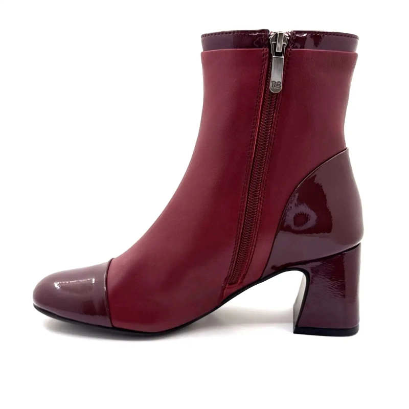 Regarde Le Ciel Mya 01 Μπορντό Δέρμα Ivoire Chaussures