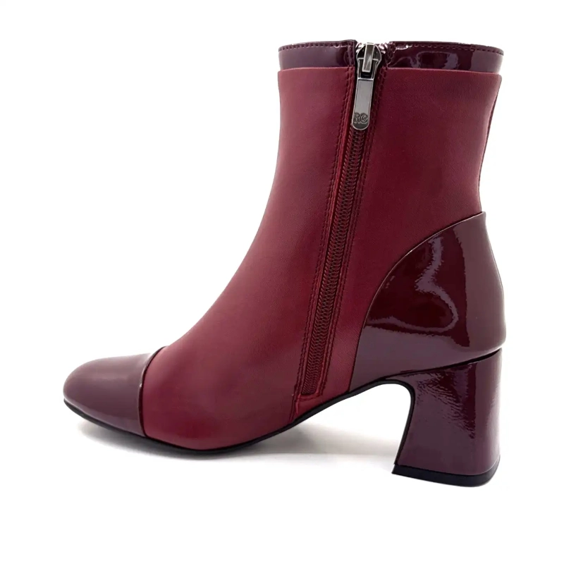 Regarde Le Ciel Mya 01 Bordeaux skinn Ivoire Chaussures
