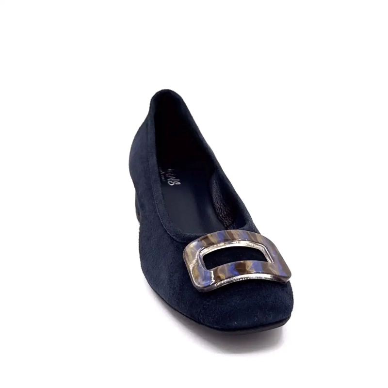 Reqins Kornelia Ruskind Marineblå Ivoire Chaussures