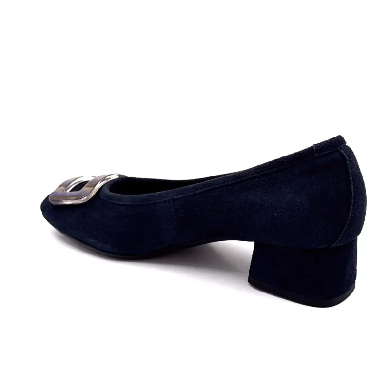 Reqins Kornelia Ruskind Marineblå Ivoire Chaussures