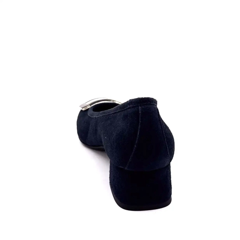 Reqins Kornelia Suede Marine Ivoire Chaussures