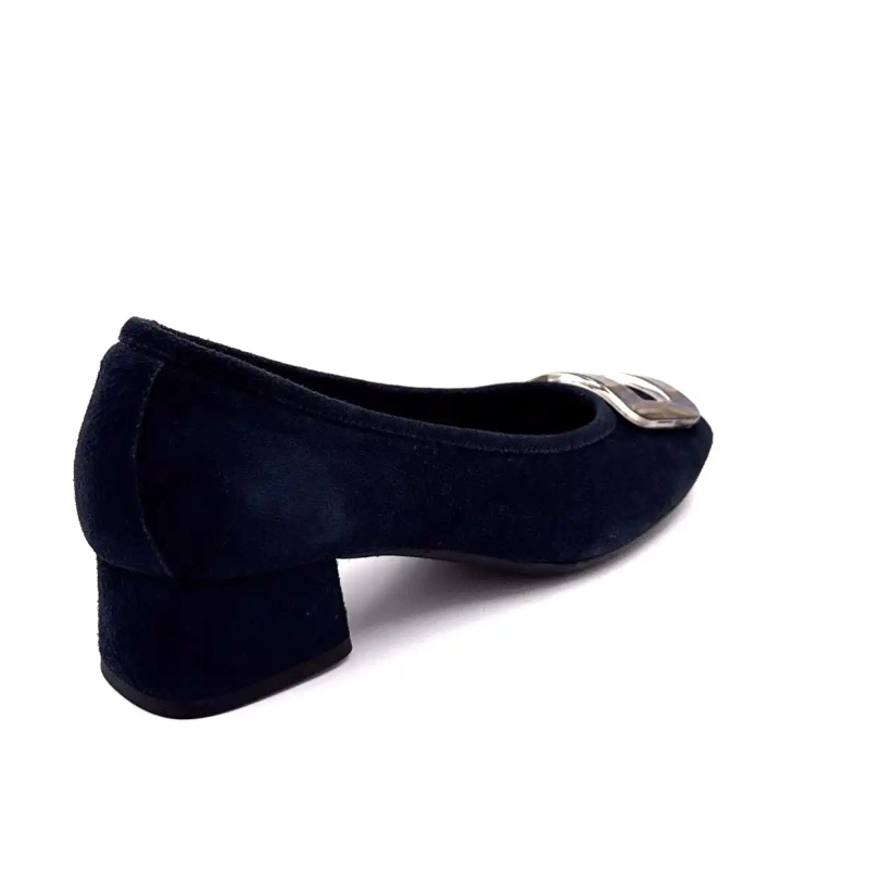 Reqins Kornelia Ruskind Marineblå Ivoire Chaussures