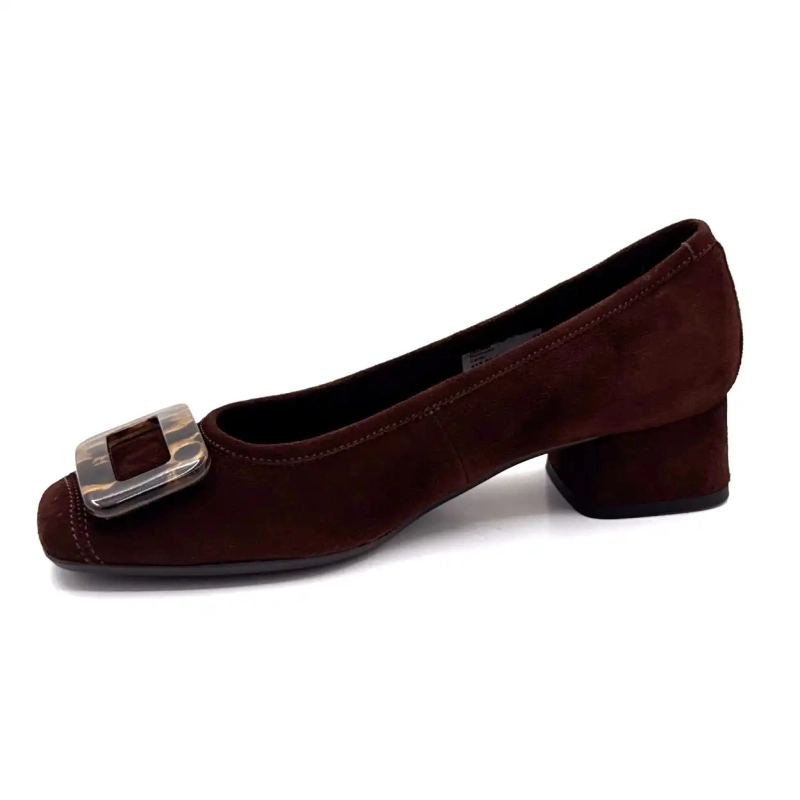 Reqins Kornelia Daim Marron Ivoire Chaussures