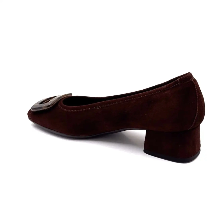 Reqins Kornelia Suede Bruin Ivoire Chaussures