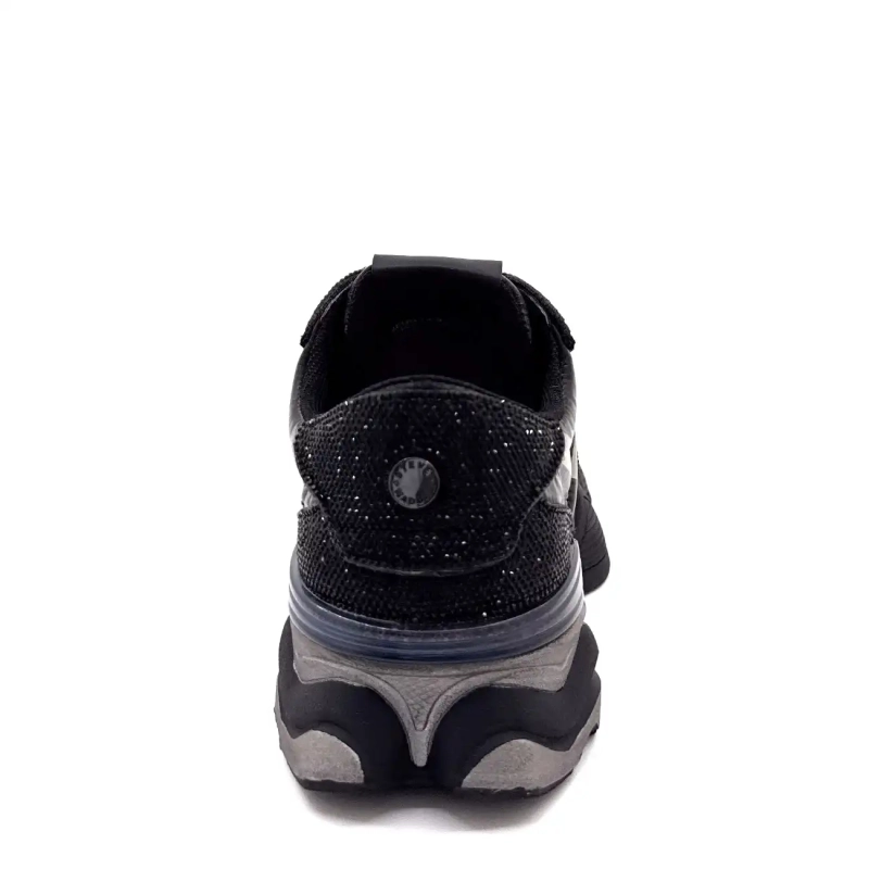 Steve Madden Setback-R Nylon z kryształkami w kolorze czarnym i szarym Ivoire Chaussures