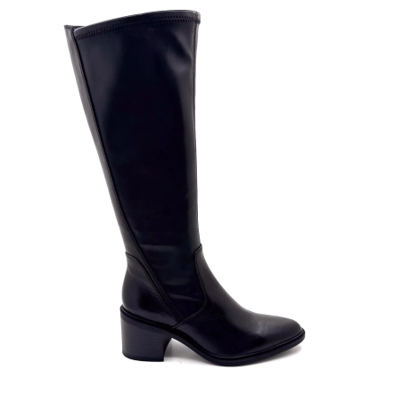 Regarde Le Ciel Elettra 04 svart skinn Ivoire Chaussures