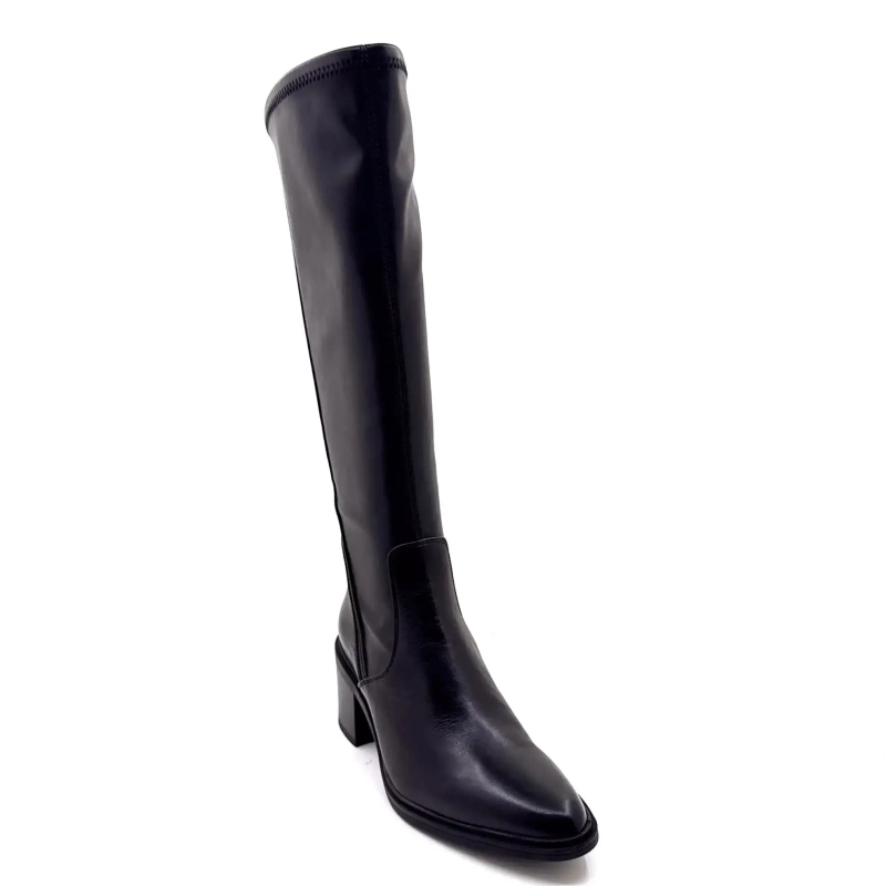 Regarde Le Ciel Elettra 04 Czarna skóra Ivoire Chaussures