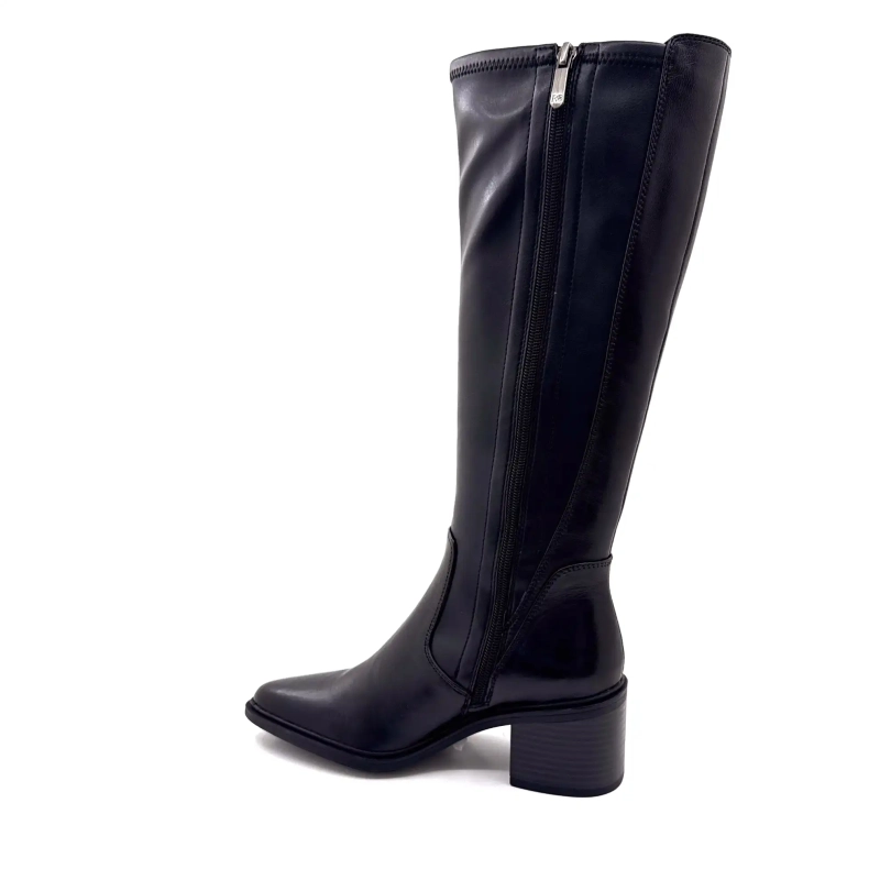 Regarde Le Ciel Elettra 04 Cuir Noir Ivoire Chaussures