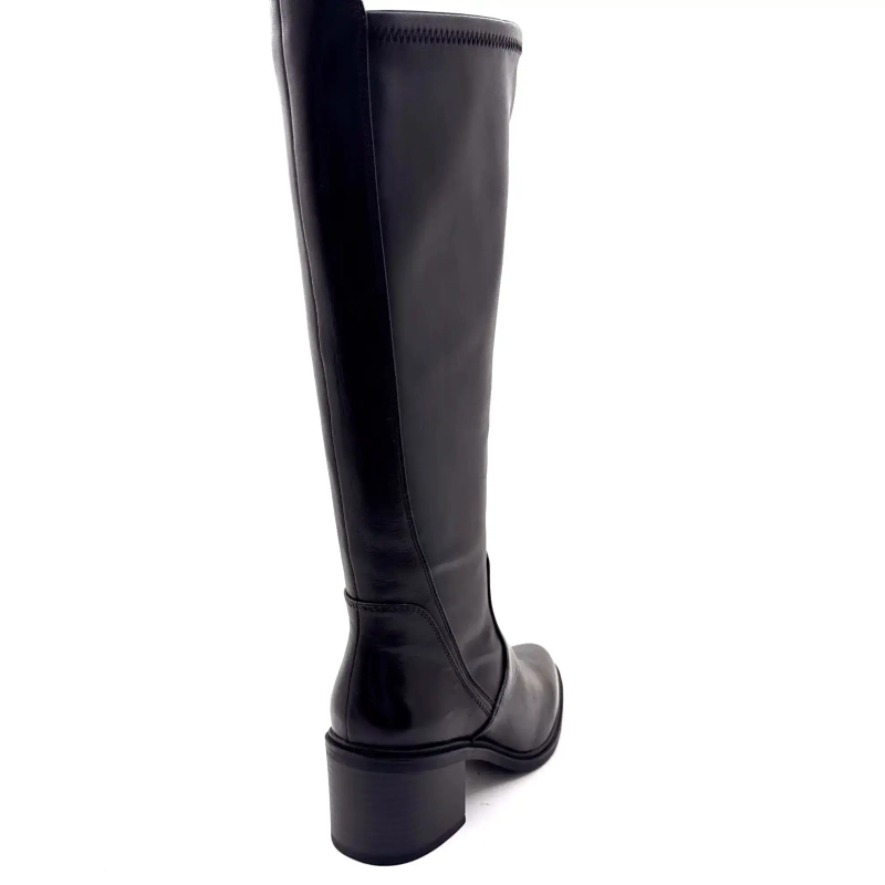 Regarde Le Ciel Elettra 04 svart skinn Ivoire Chaussures