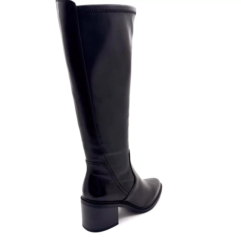 Regarde Le Ciel Elettra 04 fekete bőrt Ivoire Chaussures