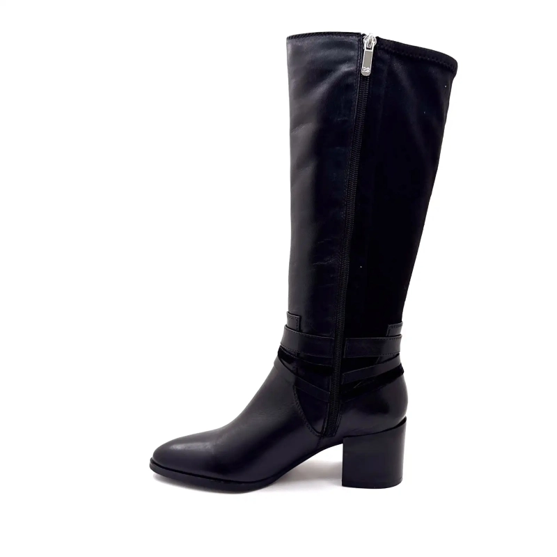 Regarde Le Ciel Taylor 46 Couro Preto Ivoire Chaussures