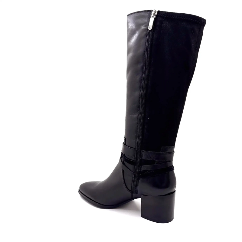 Regarde Le Ciel Taylor 46 Cuir Noir Ivoire Chaussures