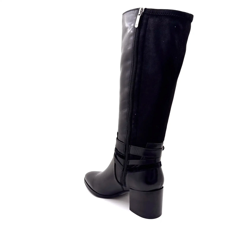 Regarde Le Ciel Taylor 46 fekete bőrcipőt Ivoire Chaussures