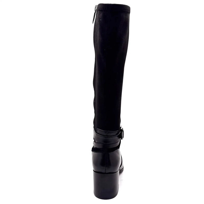 Regarde Le Ciel Taylor 46 Black Leather Ivoire Chaussures