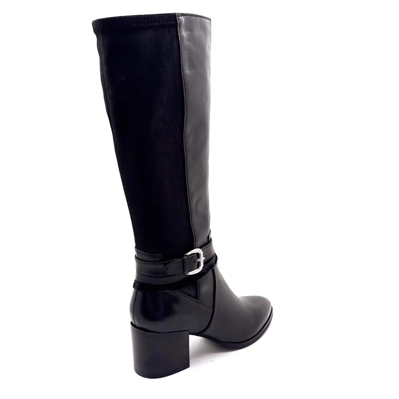 Regarde Le Ciel Taylor 46 i sort læder Ivoire Chaussures