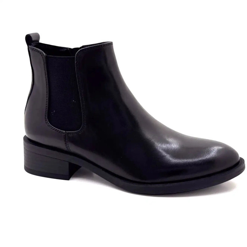 Regarde Le Ciel Tessy 01 Cuir Noir Ivoire Chaussures