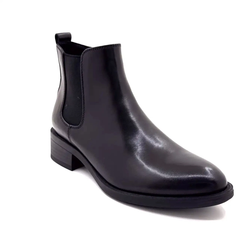 Regarde Le Ciel Tessy 01 Czarna skóra Ivoire Chaussures