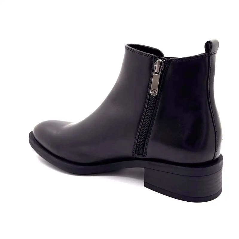 Regarde Le Ciel Tessy 01 Czarna skóra Ivoire Chaussures