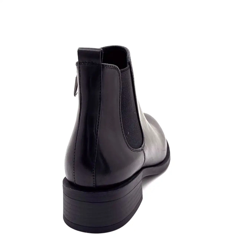 Regarde Le Ciel Tessy 01 svart skinn Ivoire Chaussures