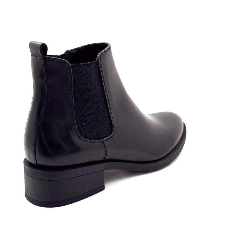 Regarde Le Ciel Tessy 01 Sort Læder Ivoire Chaussures