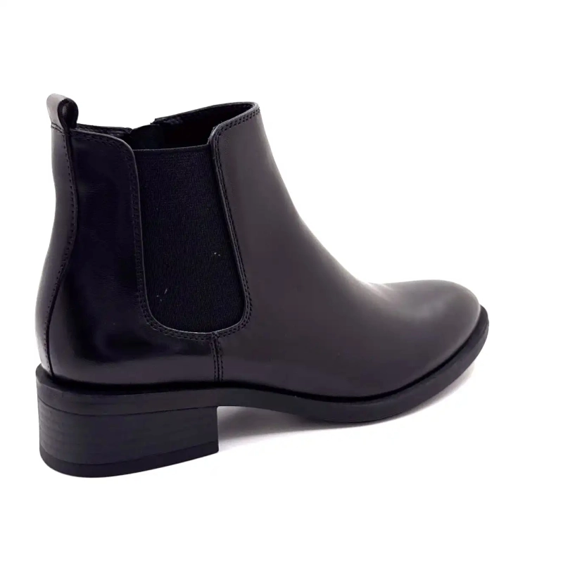 Regarde Le Ciel Tessy 01 Czarna skóra Ivoire Chaussures