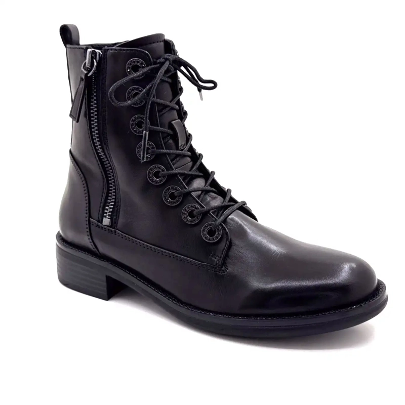 Regarde Le Ciel Roxana 49 svart läder Ivoire Chaussures