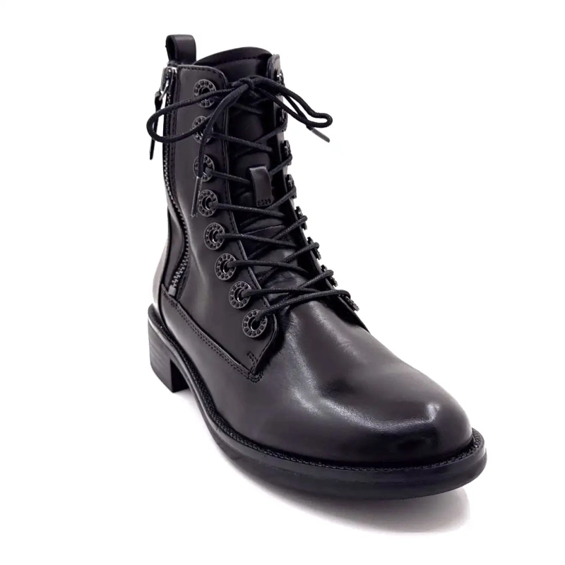 Regarde Le Ciel Roxana 49 fekete bőrcipőt Ivoire Chaussures