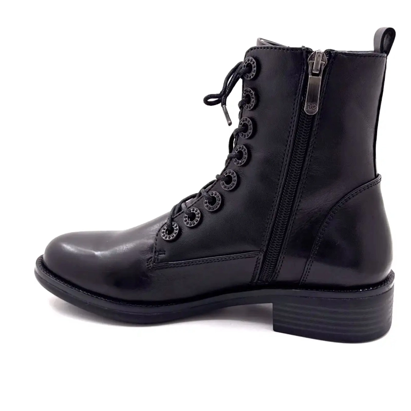Regarde Le Ciel Roxana 49 in pelle nera Ivoire Chaussures