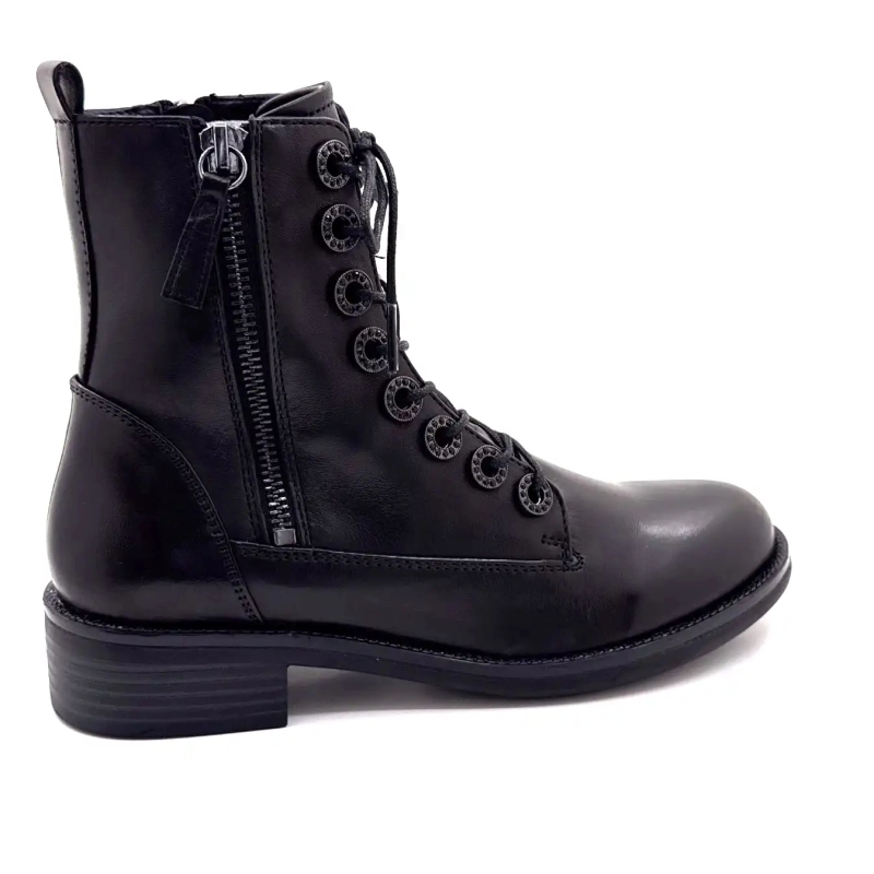 Regarde Le Ciel Roxana 49 fekete bőrcipőt Ivoire Chaussures