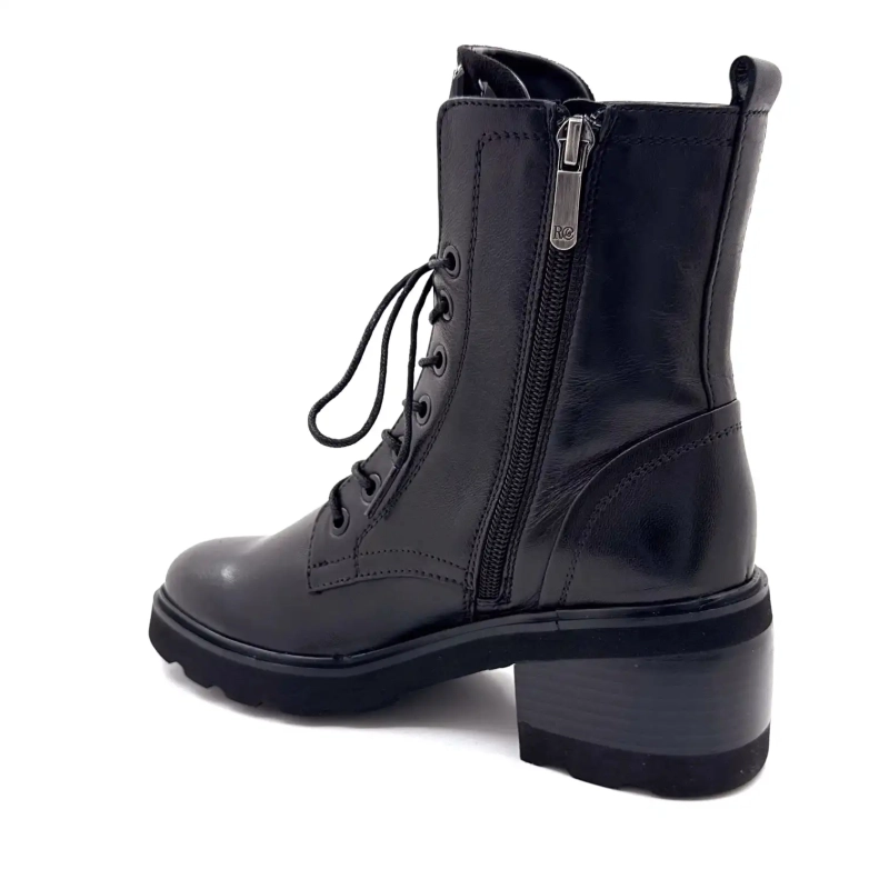 Regarde Le Ciel Marcy 01 Μαύρο Δερμάτινο Ivoire Chaussures