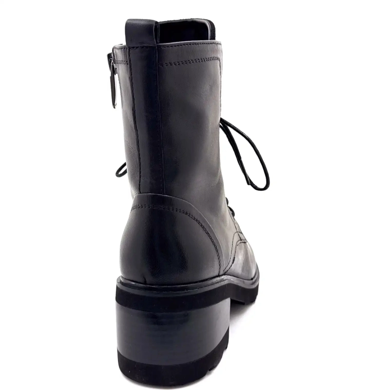 Regarde Le Ciel Marcy 01 Cuir Noir Ivoire Chaussures