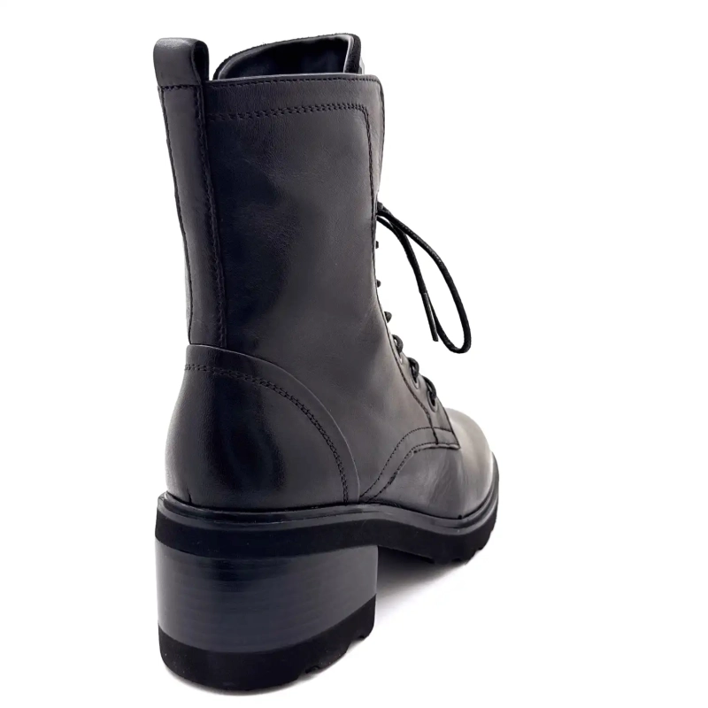 Regarde Le Ciel Marcy 01 Cuir Noir Ivoire Chaussures