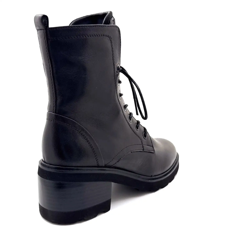 Regarde Le Ciel Marcy 01 din piele neagră Ivoire Chaussures