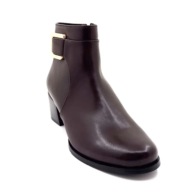 Regarde Le Ciel Jolene 27 brunt läder Ivoire Chaussures