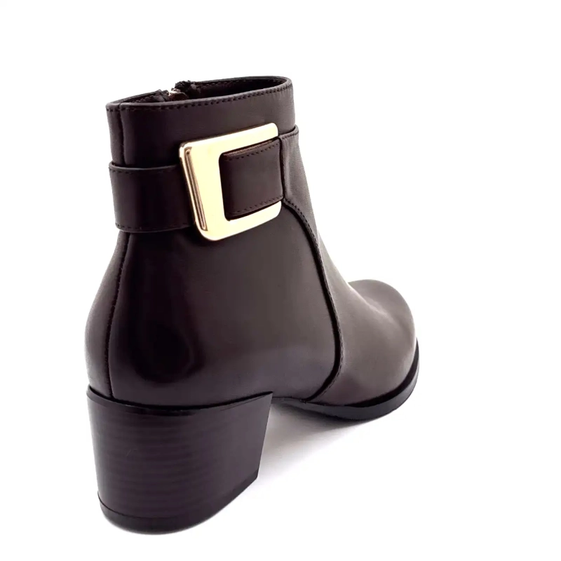 Regarde Le Ciel Jolene 27 Braunes Leder Ivoire Chaussures