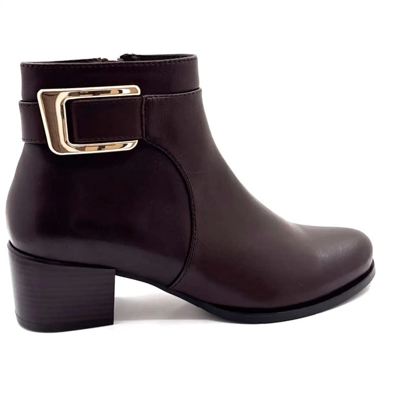 Regarde Le Ciel Jolene 27 Brown Leather Ivoire Chaussures