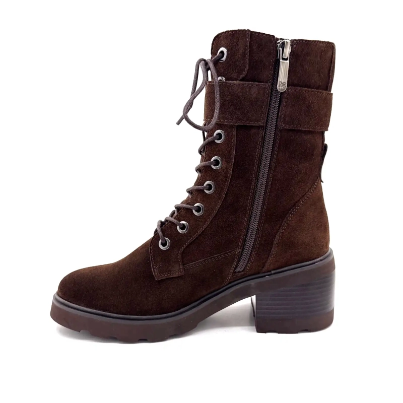 Regarde Le Ciel Marcy 05 Dark Chocolate Brown Suede Ivoire Chaussures