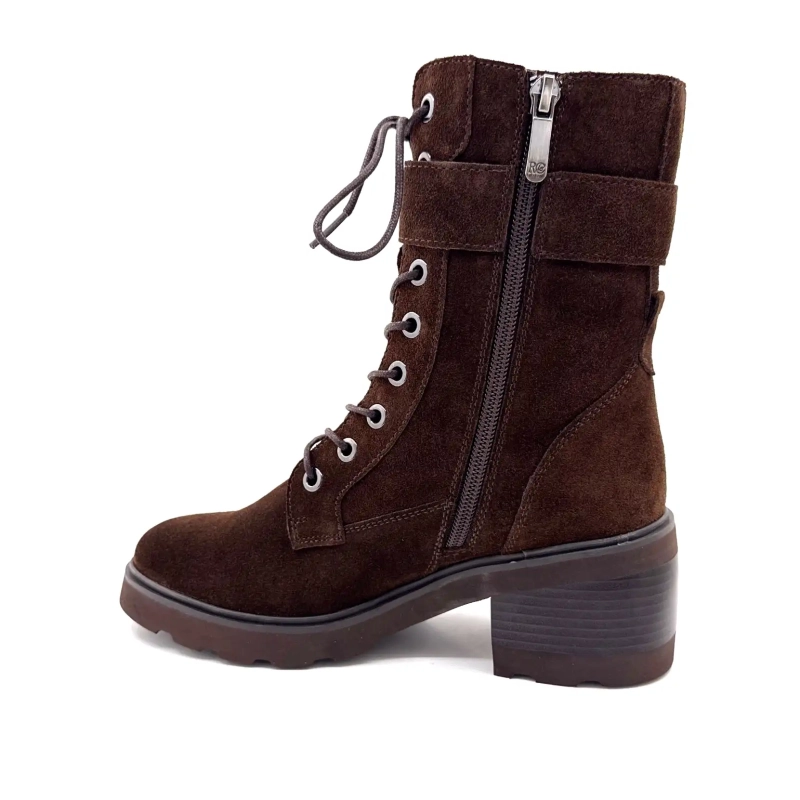 Regarde Le Ciel Marcy 05 Dark Chocolate Brown Suede Ivoire Chaussures