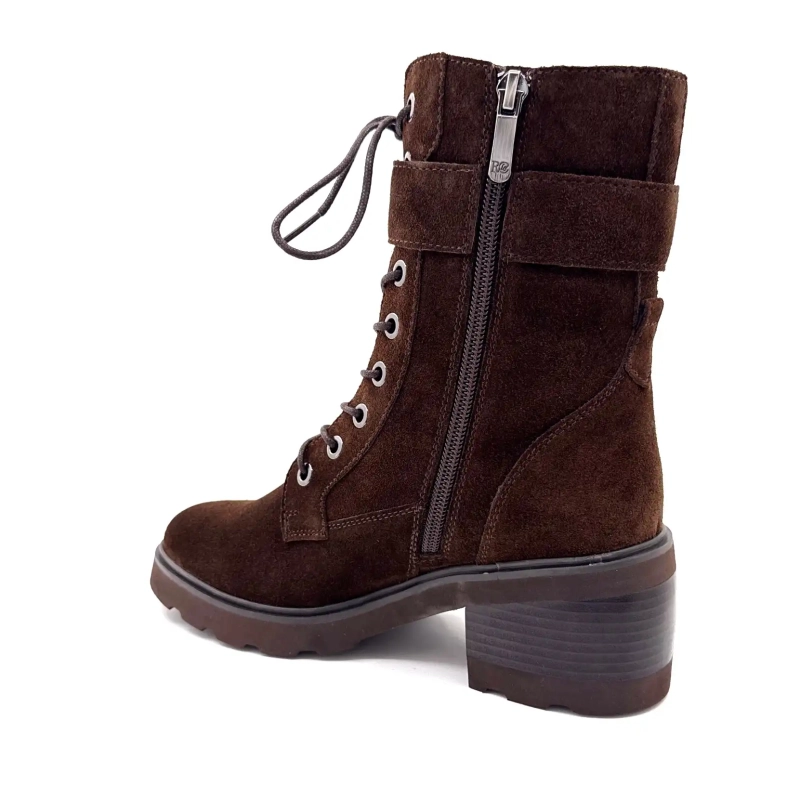 Regarde Le Ciel Marcy 05 Dunkelschokoladenbraunes Wildleder Ivoire Chaussures