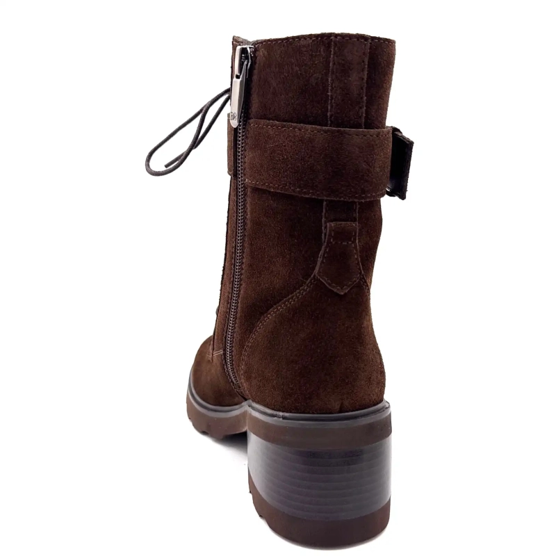 Regarde Le Ciel Marcy 05 Mørk sjokoladebrun semsket skinn Ivoire Chaussures