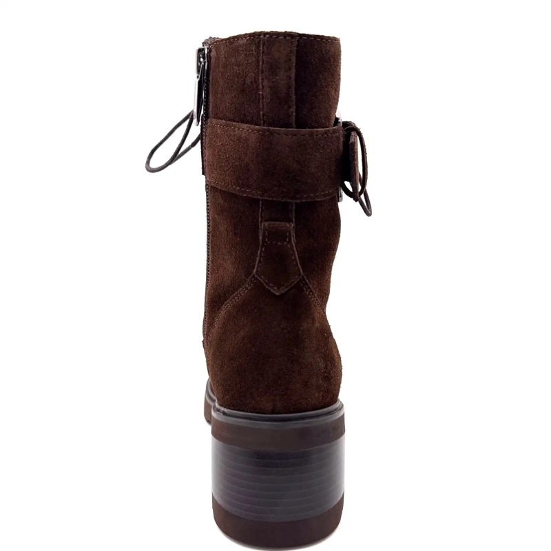 Regarde Le Ciel Marcy 05 Donker Chocolade Bruin Suède Ivoire Chaussures