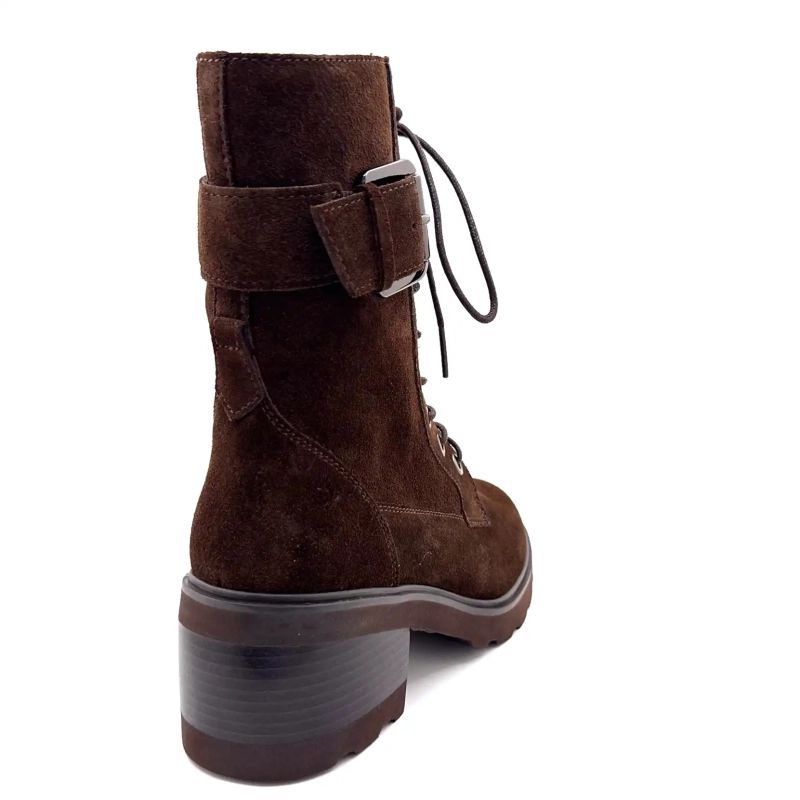 Regarde Le Ciel Marcy 05 Dunkelschokoladenbraunes Wildleder Ivoire Chaussures