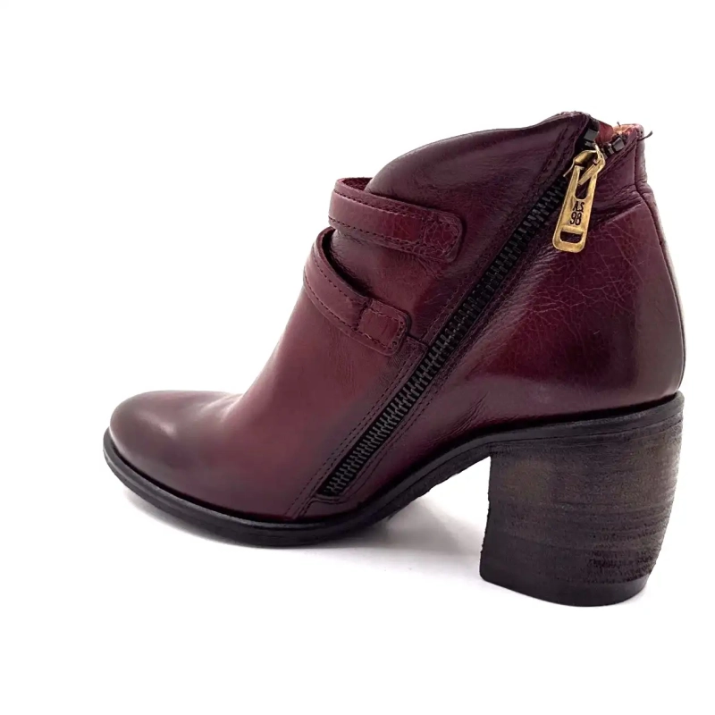 AS98 B82117 101 6580 Bordeaux skinn Ivoire Chaussures