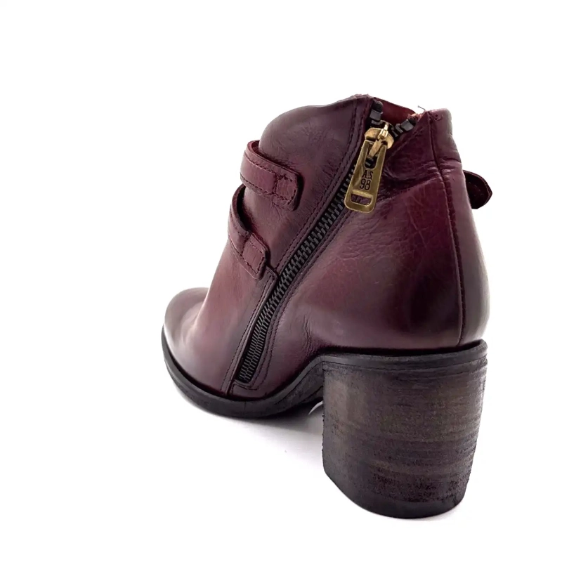AS98 B82117 101 6580 Piele Bordeaux Ivoire Chaussures