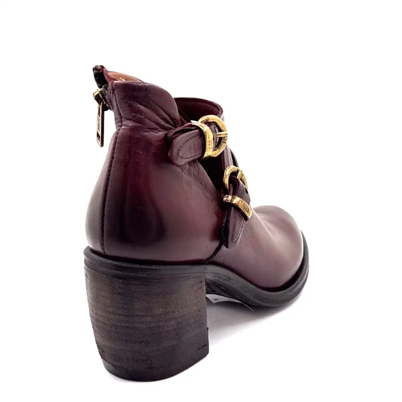 AS98 B82117 101 6580 Bordeaux skinn Ivoire Chaussures