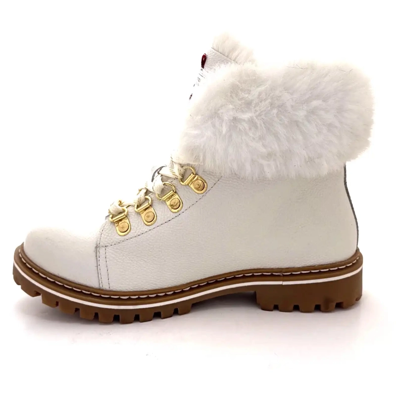 Les Tropéziennes 022158 Couro Branco Atado Ivoire Chaussures