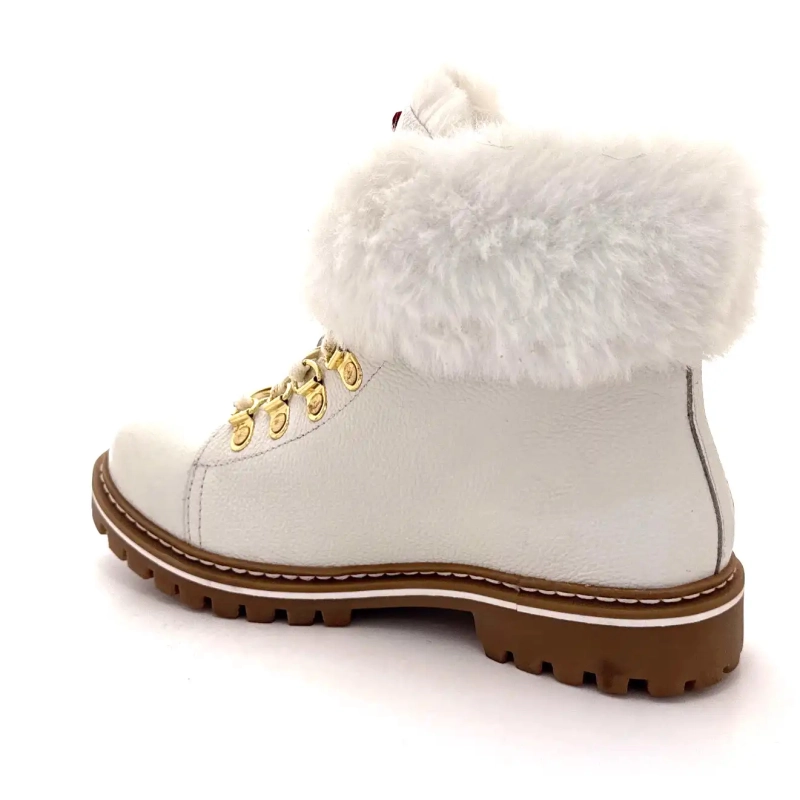 Les Tropéziennes 022158 Δερμάτινο λευκό δέρμα Ivoire Chaussures