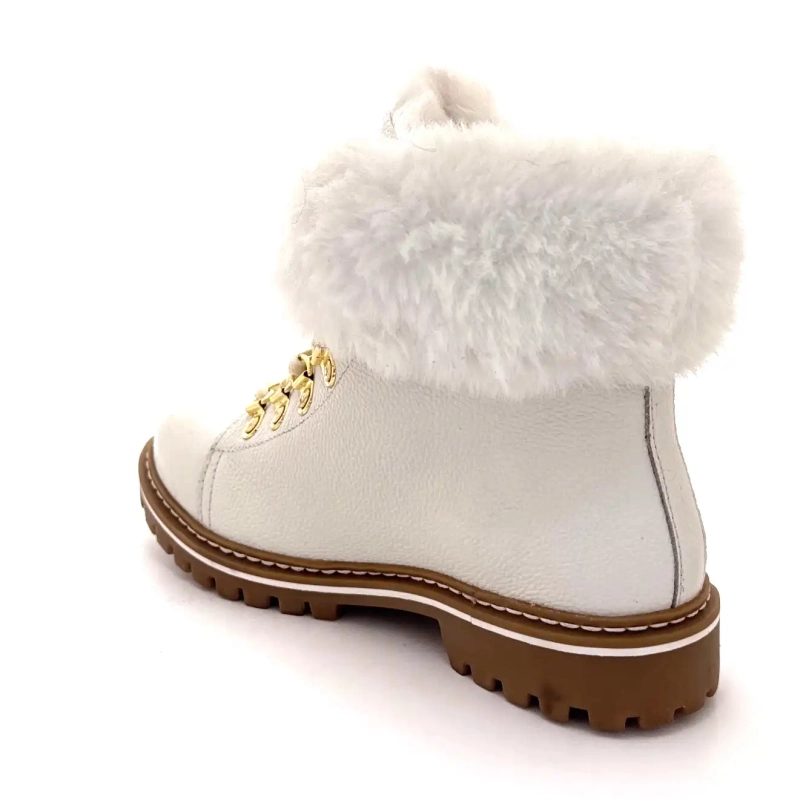 Les Tropéziennes 022158 Couro Branco Atado Ivoire Chaussures